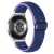 Vävd Nylonarmband Samsung Galaxy Watch FE Lila/Blå