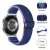 Vävd Nylonarmband Samsung Galaxy Watch FE Lila/Blå