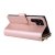 Köp Zipper Magnet Leather Wallet Samsung Galaxy S23 Ultra Roséguld Online