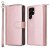 Köp Zipper Magnet Leather Wallet Samsung Galaxy S23 Ultra Roséguld Online