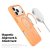 kompatibelt med magsafe-laddning – orange dux ducis yind skal iphone 17 pro