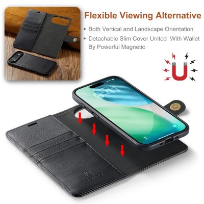 DG.MING magnetfodral i svart – elegant skydd till iPhone 17 Air