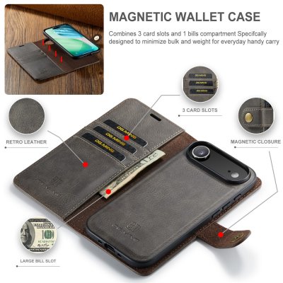 Produktbild med magnetfunktion och kortfack för iPhone 17 Air från DG.MING