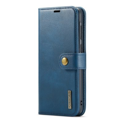 Plånboksfodral Samsung Galaxy A57 blå med avtagbar mobilhållare