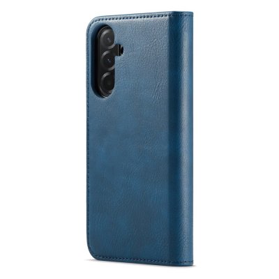 DG.MING Galaxy A57 blå mobilfodral i konstläder med magnetisk funktion