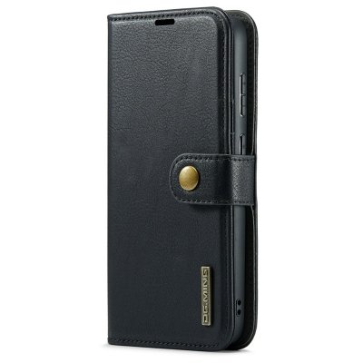 samsung galaxy s25 fe fodral dg.ming magnet wallet svart – stängd vy