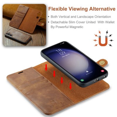 Magnetlås och vikfunktion på DG.MING wallet till Samsung Galaxy S26