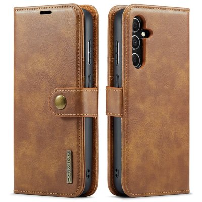 Baksida av Samsung Galaxy S26 med DG.MING magnetfodral i cognac