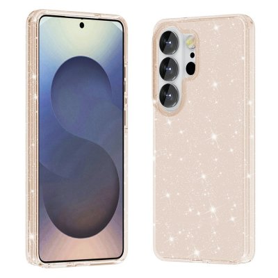 Glittrigt mobilskal för Samsung Galaxy S26 Ultra – guld