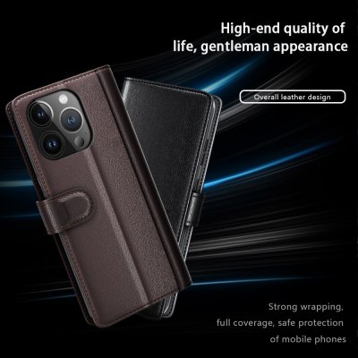Köp Äkta Läderfodral Iphone 15 Pro Max Svar Online