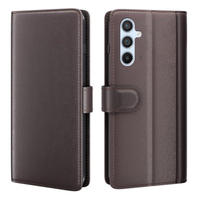 Köp Äkta Läderfodral Samsung Galaxy A54 Brun Online