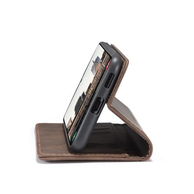 Köp CaseMe Slim Plånboksfodral Samsung Galaxy S22 Plus Brun Online