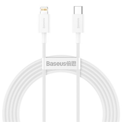 Baseus Snabbladdnings Kabel USB C till Lightning 20W 2m - Techhuset.se