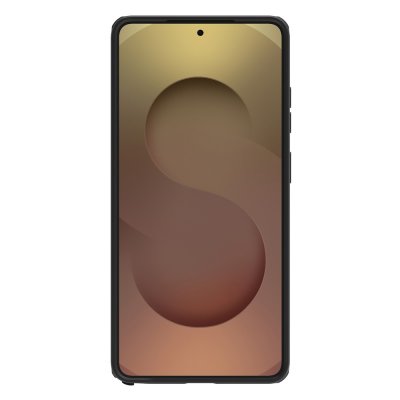 Galaxy S26 Ultra i svart CamShield-skal – skärmvy i stående läge