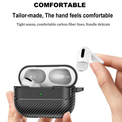 Montering av transparent carbon case på AirPods Pro 3