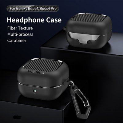Carbon skyddsfodral Samsung Galaxy Buds 4 svart robust design