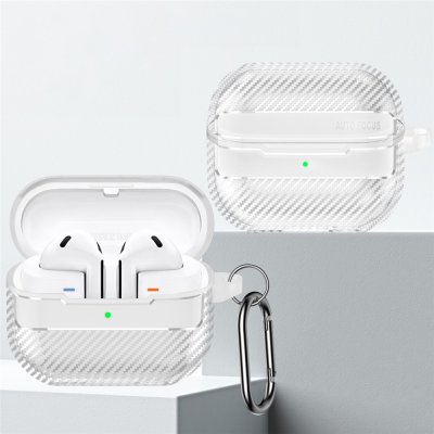 Samsung Galaxy Buds 3 FE transparent carbon skal skyddsfodral