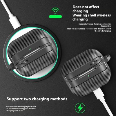 Carbon skyddsskal Samsung Galaxy Buds 3 Pro transparent stötdämpande design