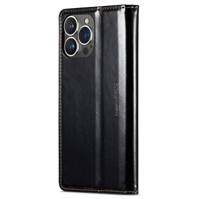 Köp CaseMe Läderfodral iPhone 15 Pro Svart Online