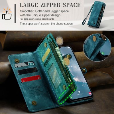 Köp CaseMe Multi-Slot 2 i 1 Plånboksfodral Galaxy A54 Blå Online
