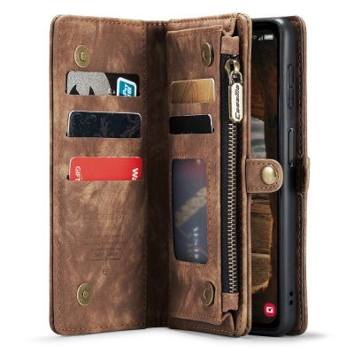 Köp CaseMe Multi-Slot 2 i 1 Plånboksfodral Galaxy A54 Brun Online