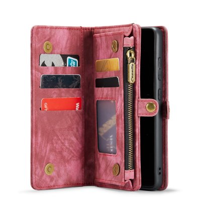 Köp CaseMe Multi-Slot 2 i 1 Plånboksfodral Galaxy S22 Röd Online