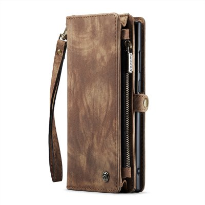 Köp CaseMe Multi-Slot 2 i 1 Plånboksfodral Galaxy S23 Ultra Brun Online