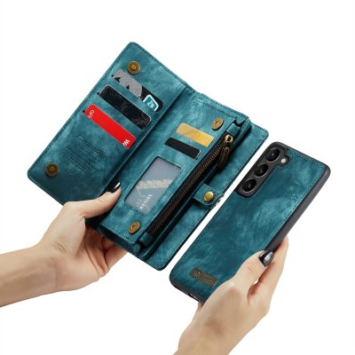 Köp CaseMe Multi-Slot 2 i 1 Plånboksfodral Galaxy S24 Blå Online