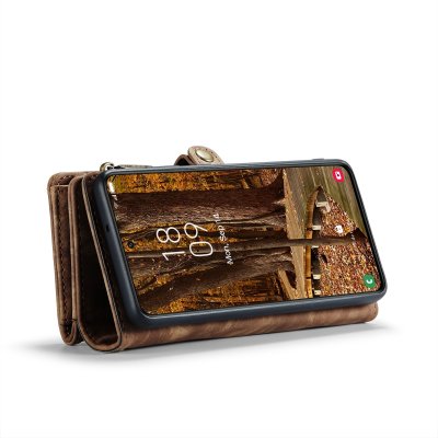 Köp CaseMe Multi-Slot 2 i 1 Plånboksfodral Galaxy S24 Plus Brun Online