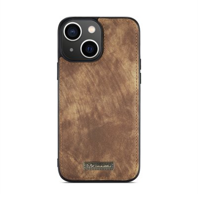 CaseMe Multi-Slot 2 i 1 Plånboksfodral iPhone 13 Brun