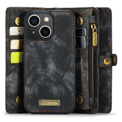 Köp CaseMe Multi-Slot 2 i 1 Plånboksfodral iPhone 14 Grå Online