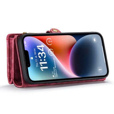 Köp CaseMe Multi-Slot 2 i 1 Plånboksfodral iPhone 14 Rosa Online