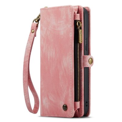 Köp CaseMe Multi-Slot 2 i 1 Plånboksfodral iPhone 14 Rosa Online
