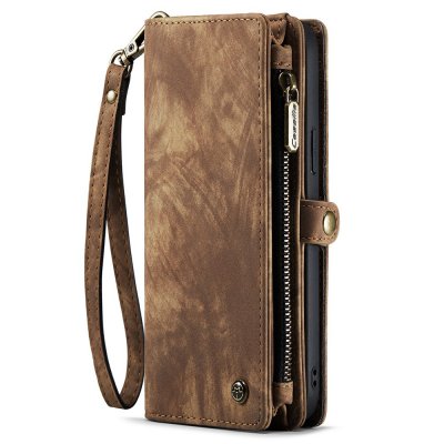 Köp CaseMe Multi-Slot 2 i 1 Plånboksfodral iPhone 15 Pro Brun Online