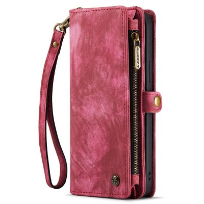 Köp CaseMe Multi-Slot 2 i 1 Plånboksfodral iPhone 15 Pro Röd Online