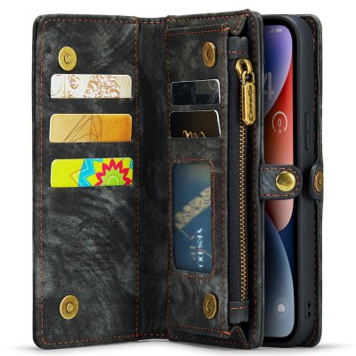 Köp CaseMe Multi-Slot 2 i 1 Plånboksfodral iPhone 15 Pro Svart Online