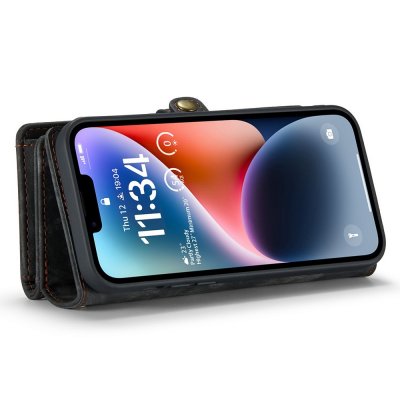 Köp CaseMe Multi-Slot 2 i 1 Plånboksfodral iPhone 15 Pro Svart Online