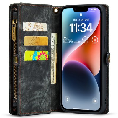 Köp CaseMe Multi-Slot 2 i 1 Plånboksfodral iPhone 15 Svart Online
