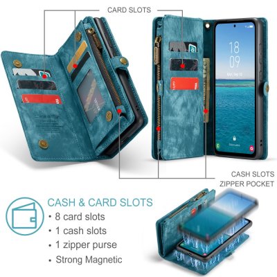 Plånboksfodral Galaxy A55 Blå