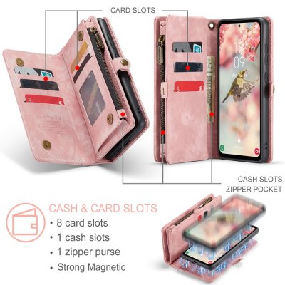 Plånboksfodral Galaxy A55 Rosa