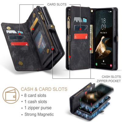Plånboksfodral Galaxy A55 Svart
