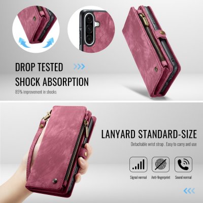 Plånboksfodral Galaxy A56 röd