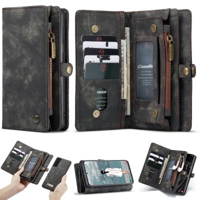 CaseMe Plånboksfodral Galaxy S21 FE Multi-Slot Svart - Techhuset.se