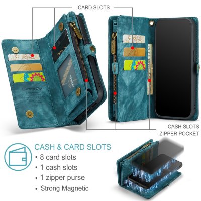 CaseMe Plånboksfodral Multi-Slot iPhone 11 Pro Blå