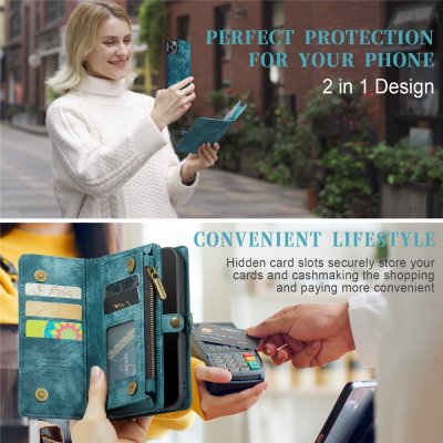 CaseMe Plånboksfodral Multi-Slot iPhone 11 Pro Blå