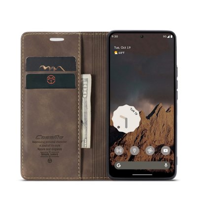 Slim Plånboksfodral Google Pixel 9a Brun