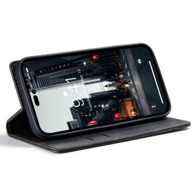 Köp CaseMe Slim Plånboksfodral iPhone 14 Pro Svart Online