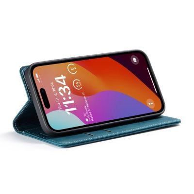 Slim Plånboksfodral iPhone 16 Pro Blå