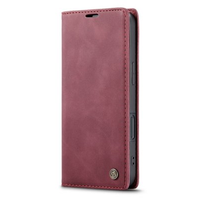 Slim Plånboksfodral iPhone 16 Plus Röd