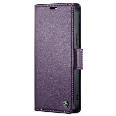 Köp CaseMe Slim Plånboksfodral RFID-skydd iPhone 15 Pro Lila online